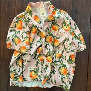 Marine Layer Short Sleeve Button Down - Pink Peaches - super cute for summer!